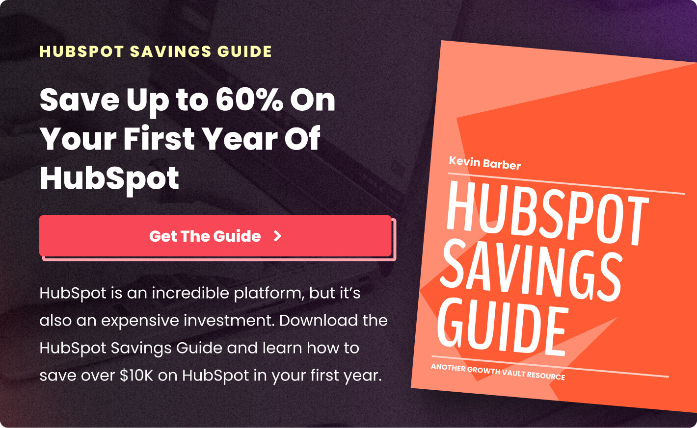 HubSpot Savings Guide Blog Offer